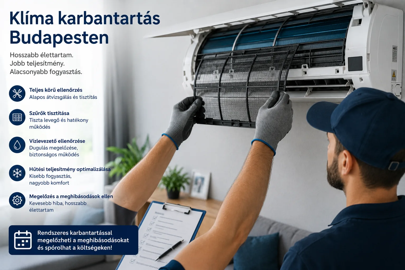 Klíma karbantartás Budapesten